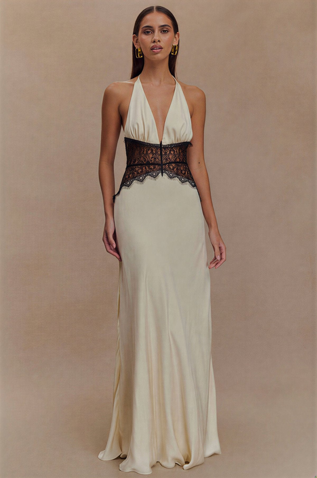 Amara Satin Maxi Dress