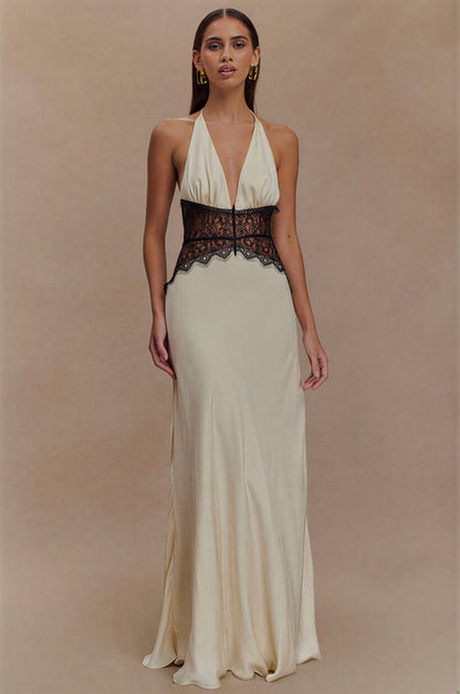 Amara Satin Maxi Dress